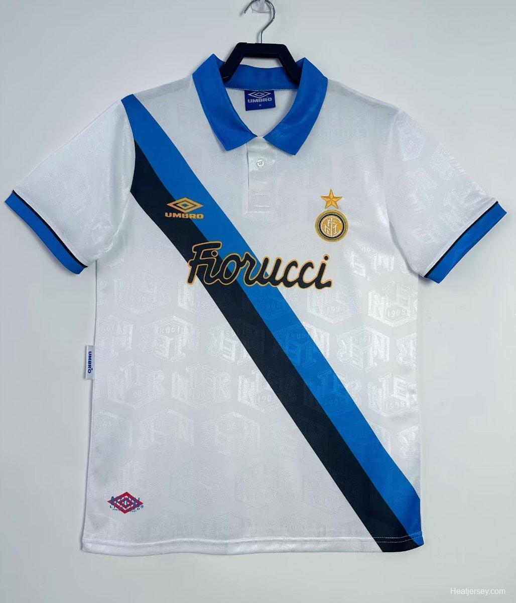 Retro 94/95 Inter Milan Away White Jersey