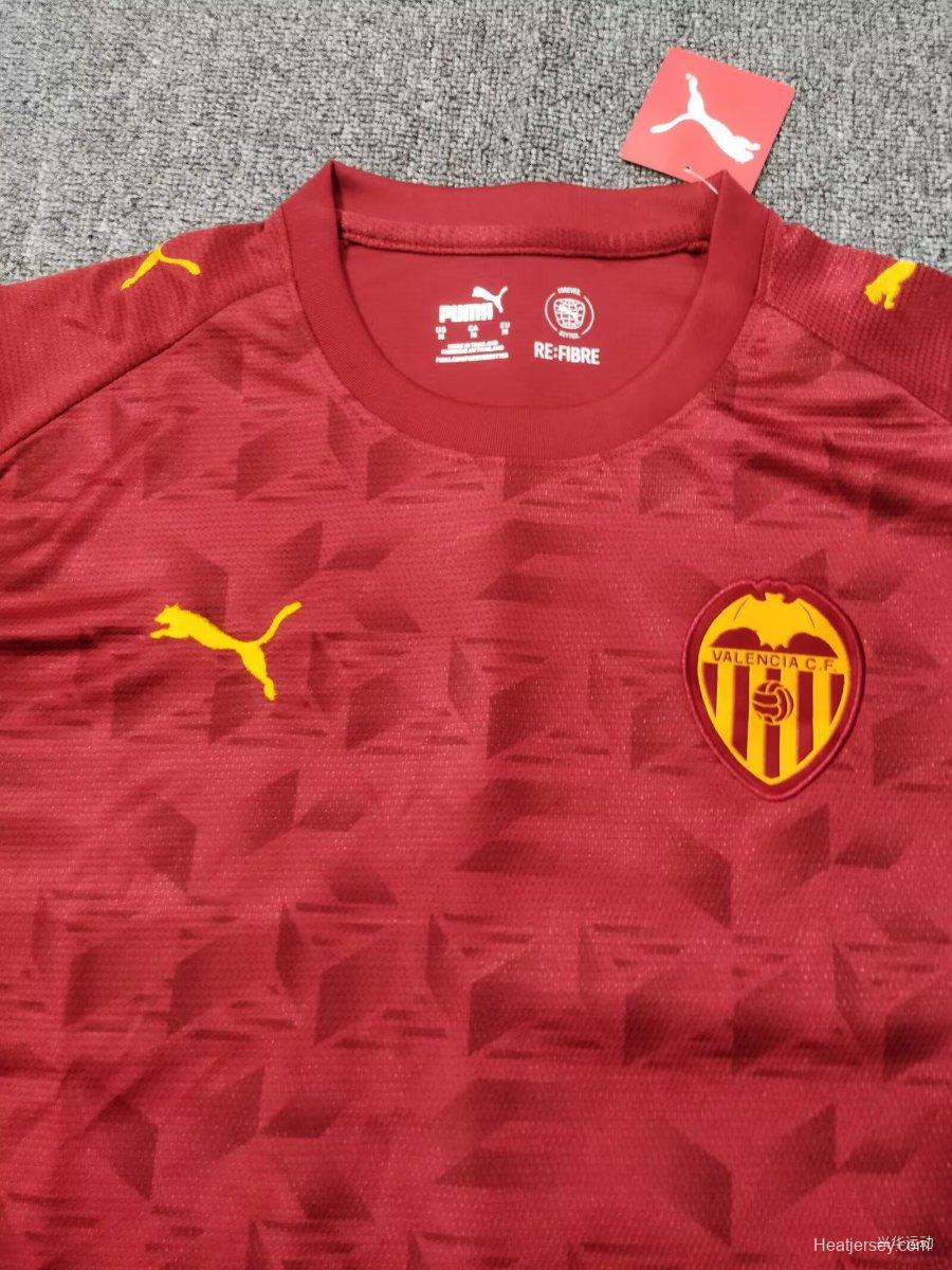 25/26 Valencia Away Red Jersey